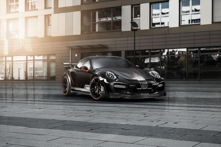 Porsche 911 Turbo GT Street R in Black by TechArt '2016